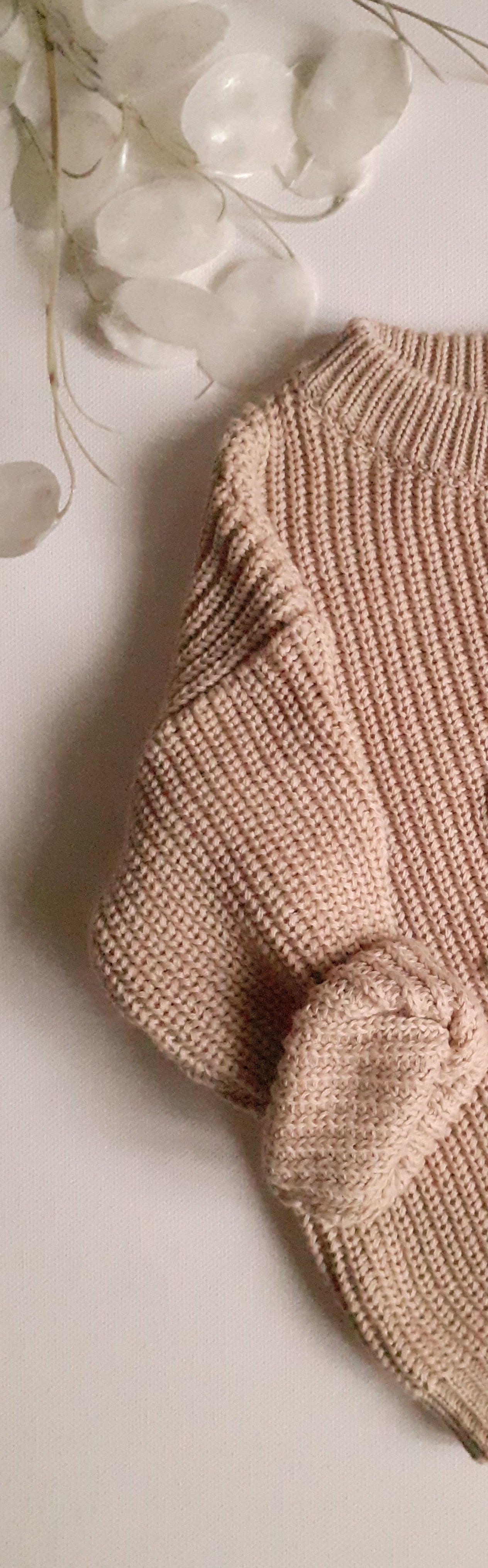 Knitted sweater - CARAMEL