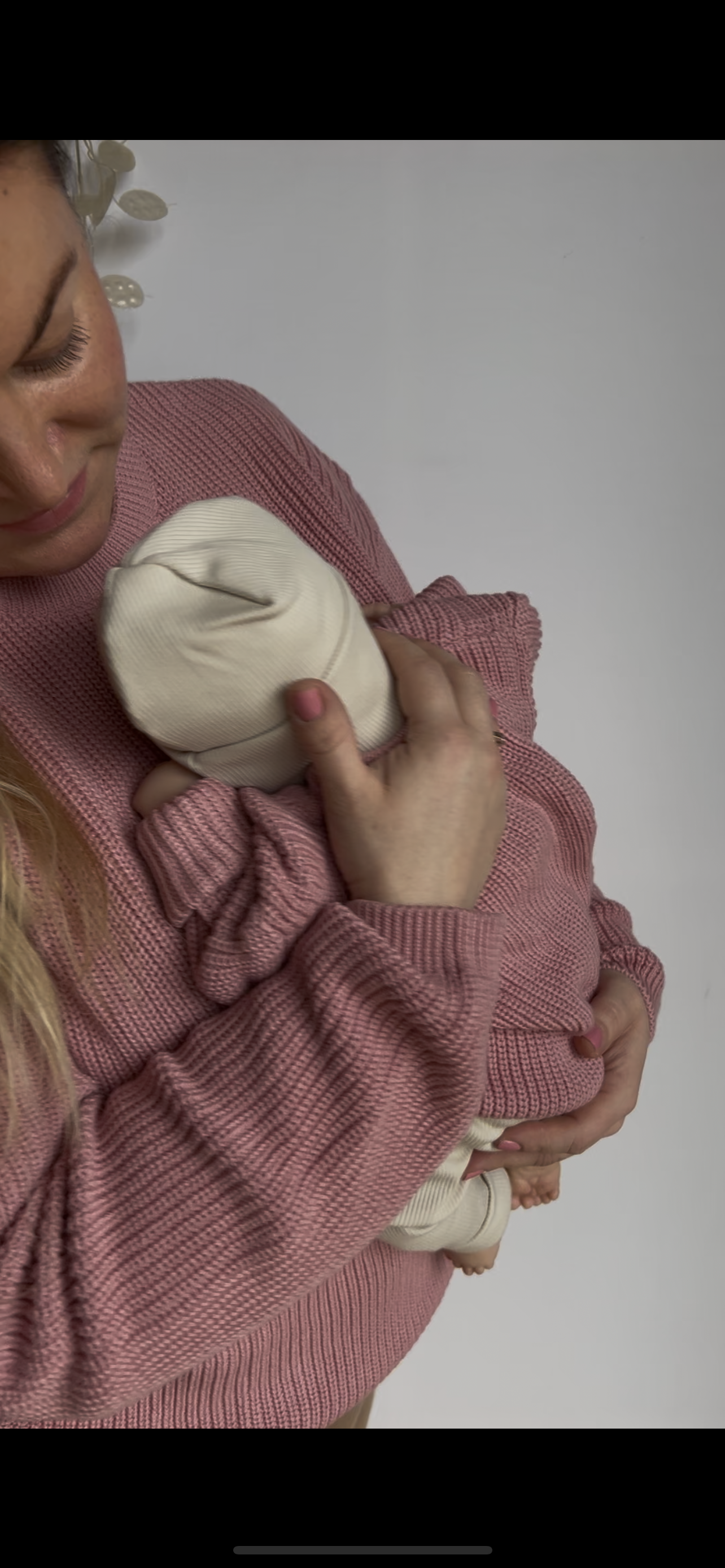 Strickpullover BUBI + MAMA - altrosa
