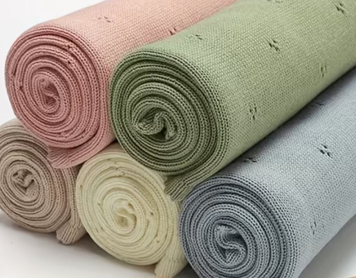 Personalisierte Strickdecke