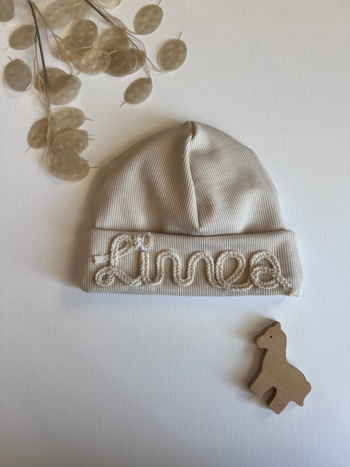 BEANIE sand mit Personalisierung