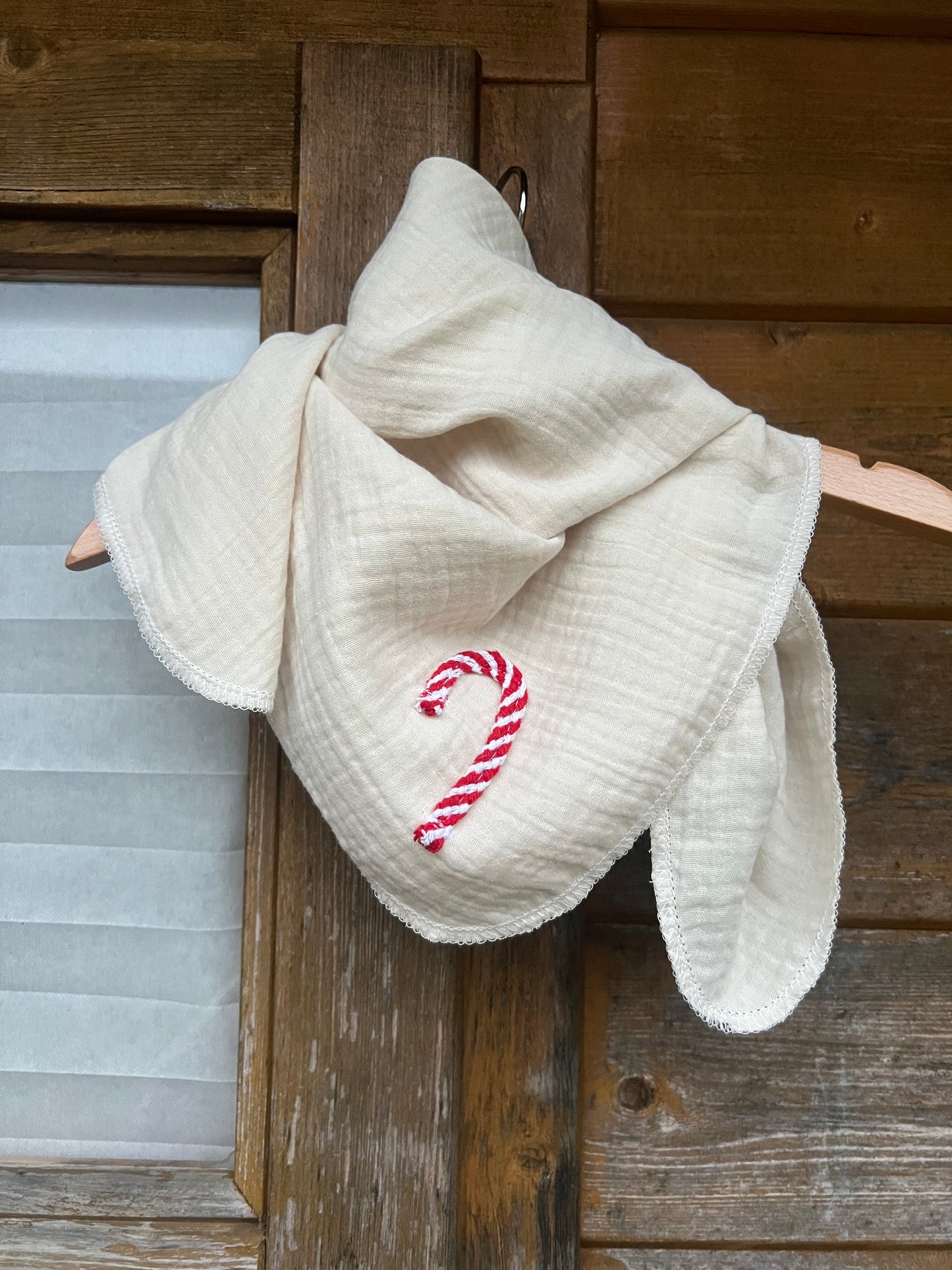 Christmas collection - triangular scarf for knotting