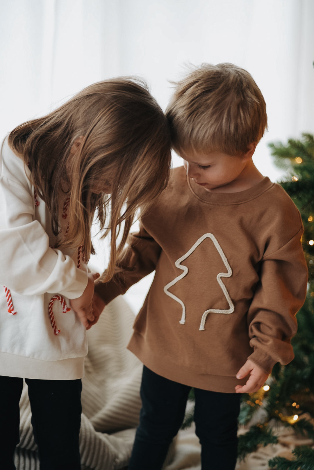 Weihnachts Kollektion - Sweater Tannenbaum oder Zuckerstangen