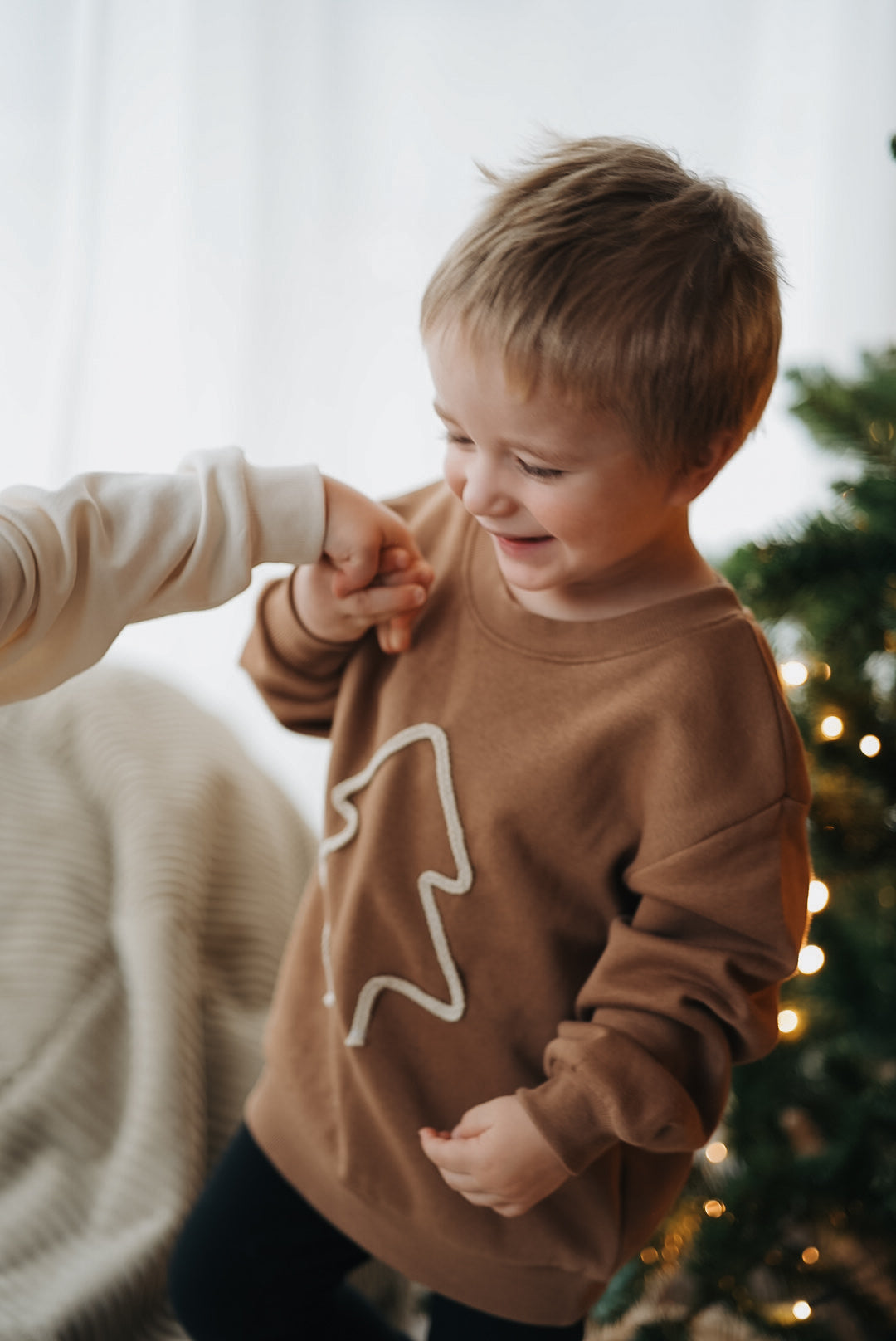 Weihnachts Kollektion - Sweater Tannenbaum oder Zuckerstangen