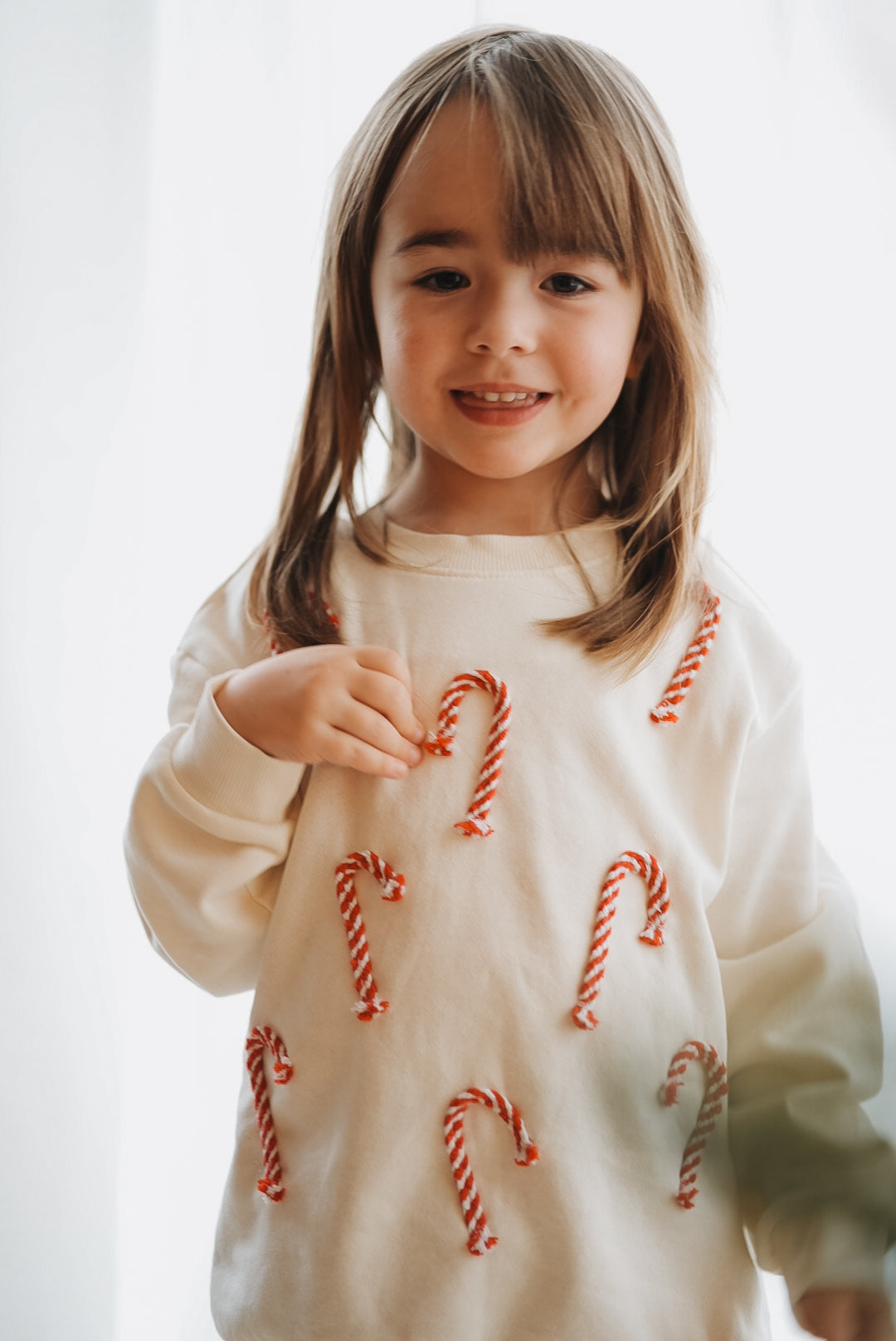 Weihnachts Kollektion - Sweater Tannenbaum oder Zuckerstangen