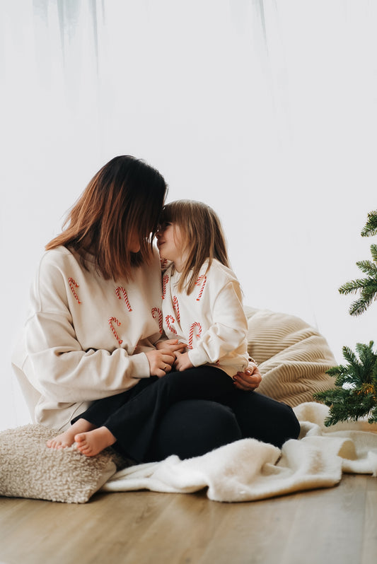Weihnachts Kollektion - Sweater Zuckerstangen oder Tannenbaum