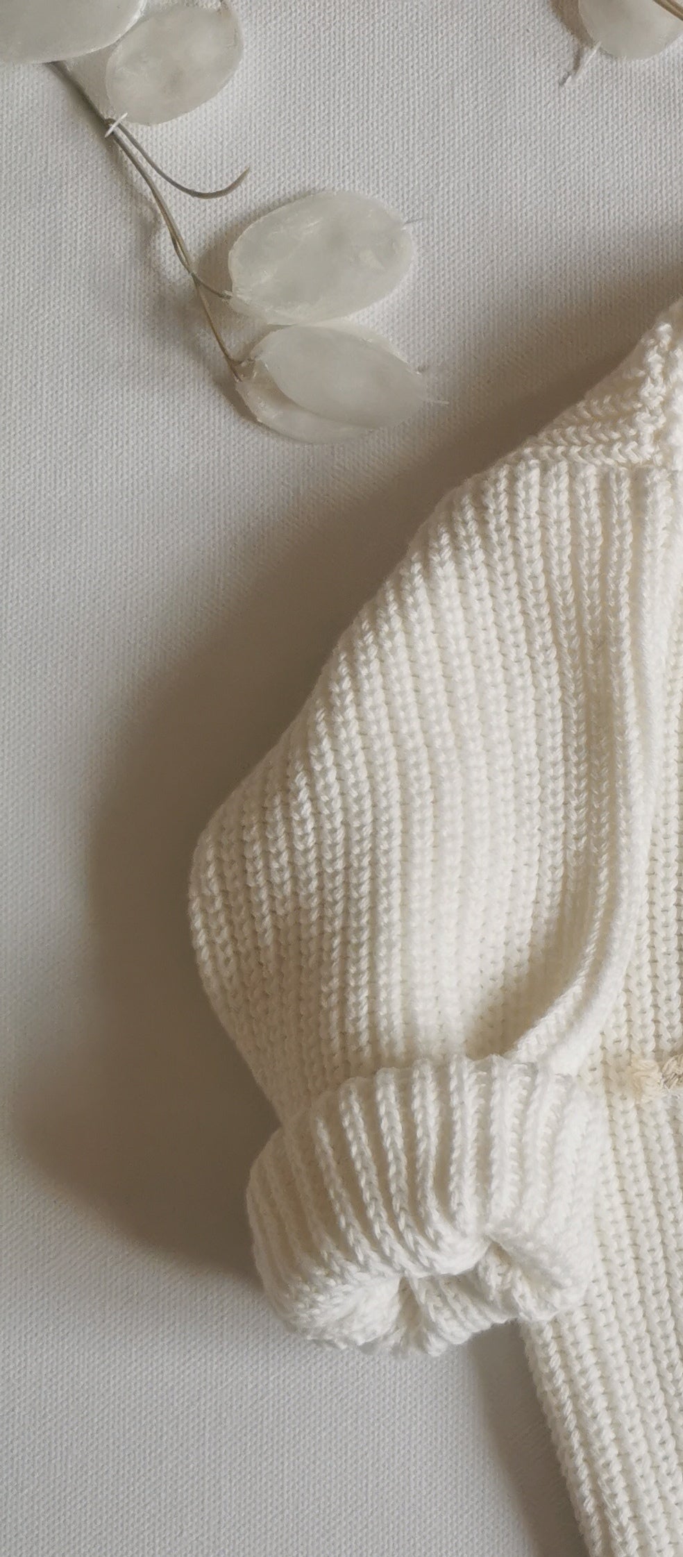 Strickpullover- Weiss