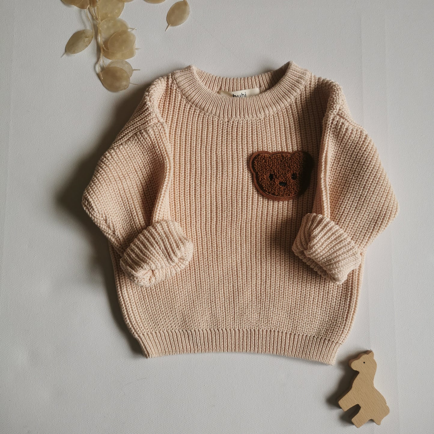 BEAR knitted sweater - oat
