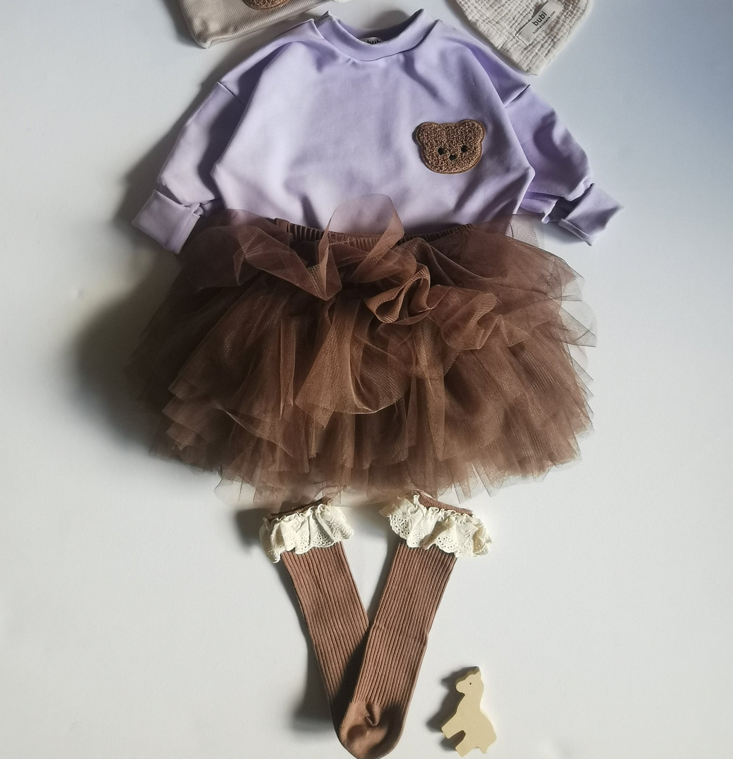 SWEATER purple bear