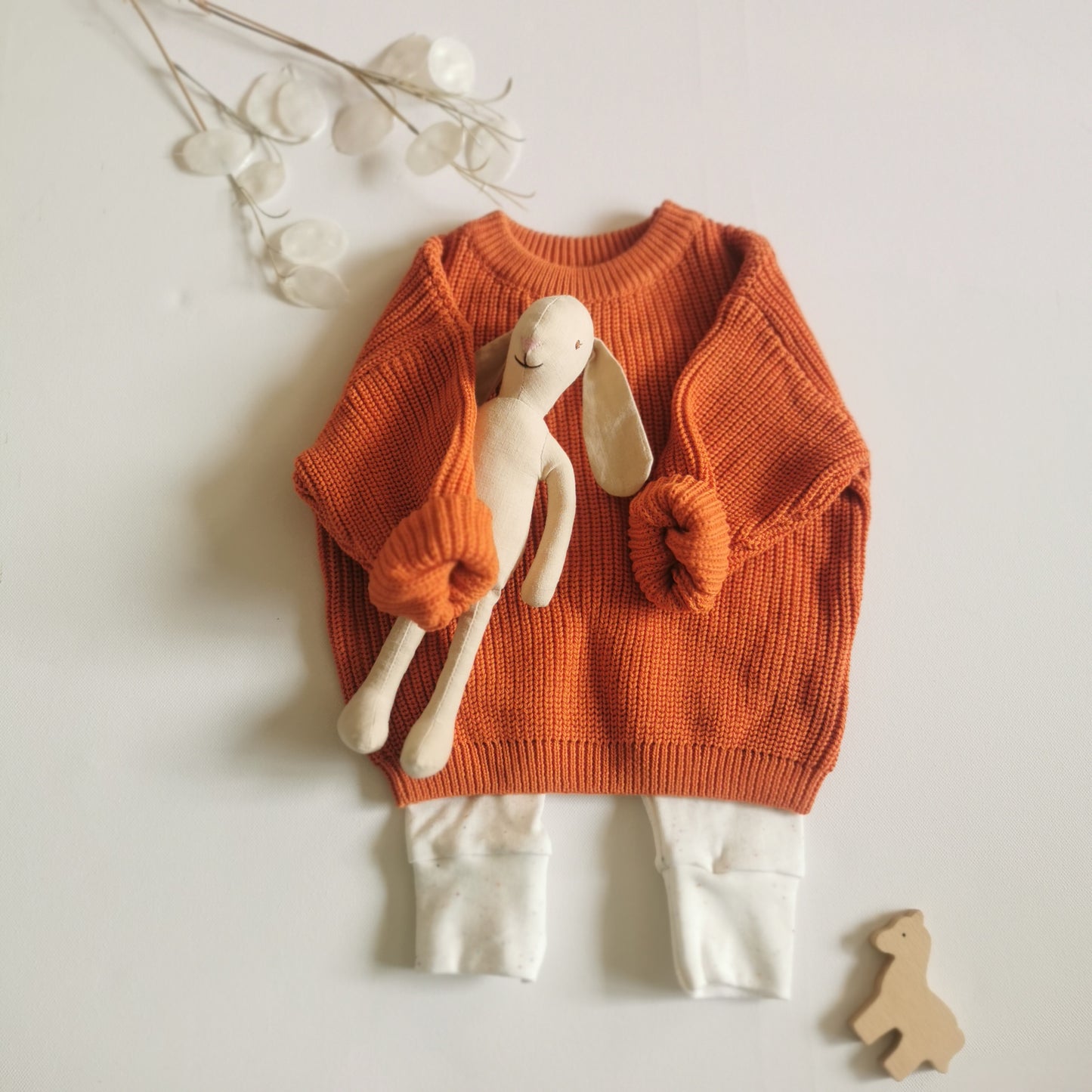 Strickpullover- ORANGE