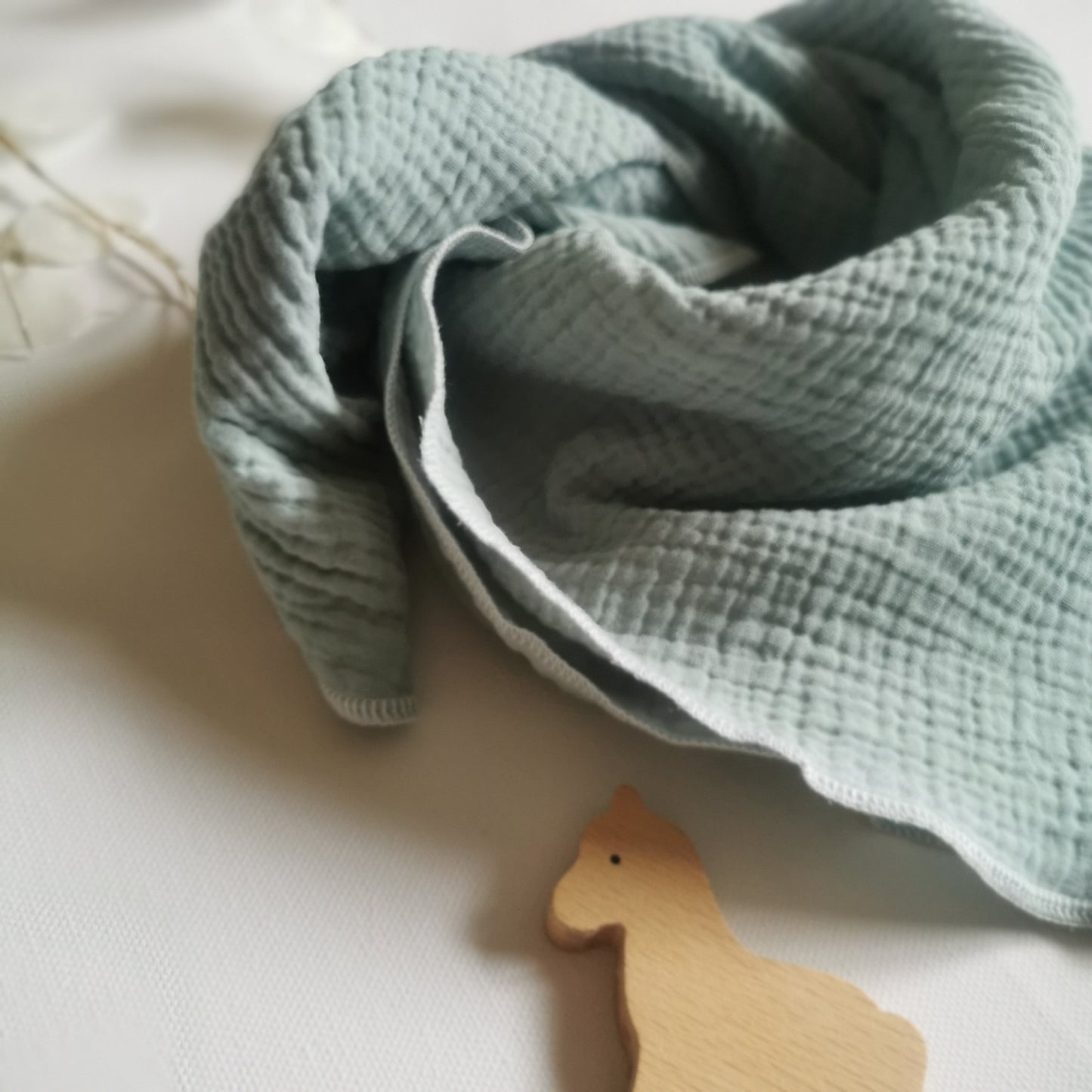 MUSSELIN TUCH - Mint