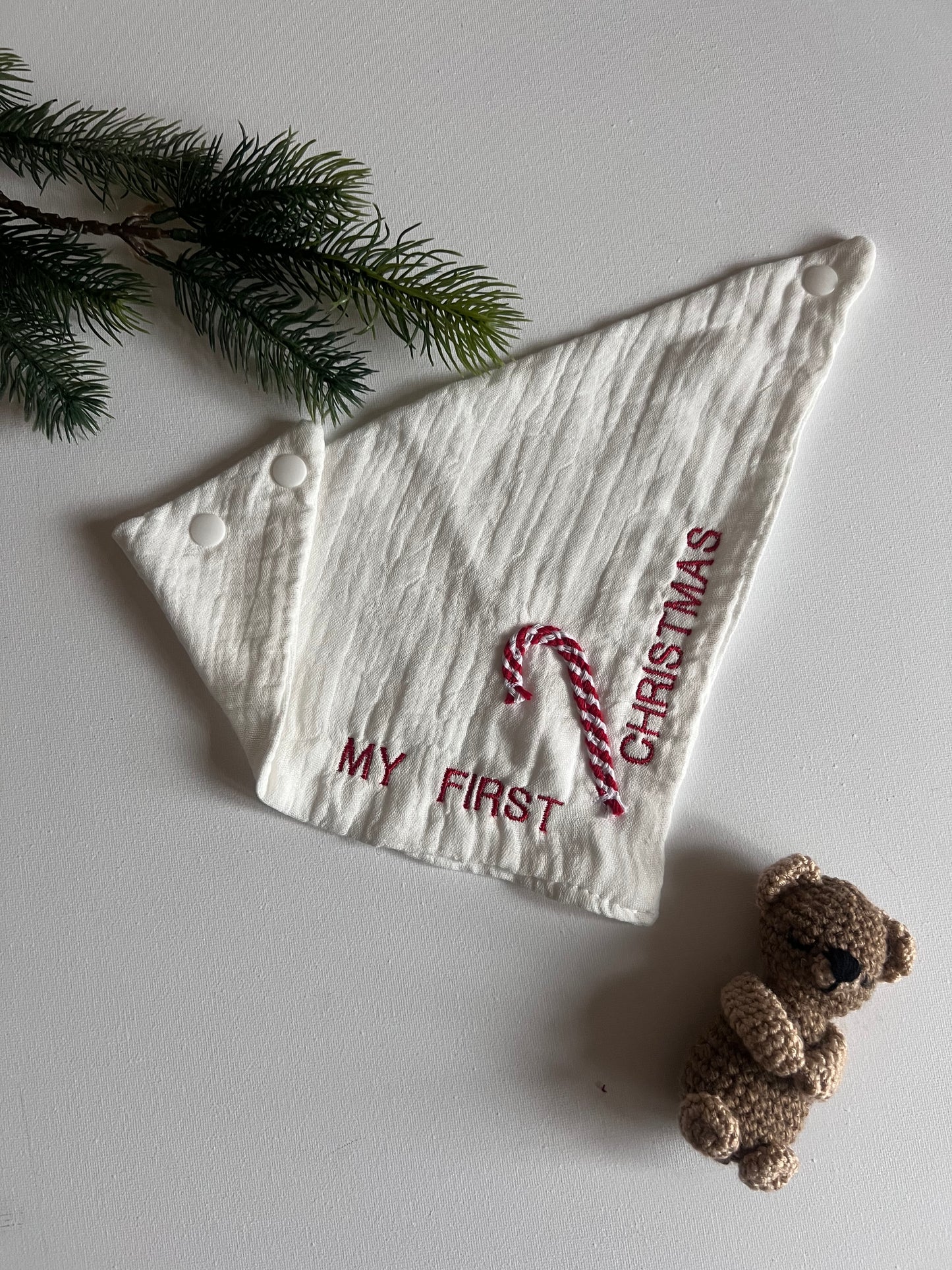 Weihnachtskollektion - Musselintuch MY FIRST CHRISTMAS