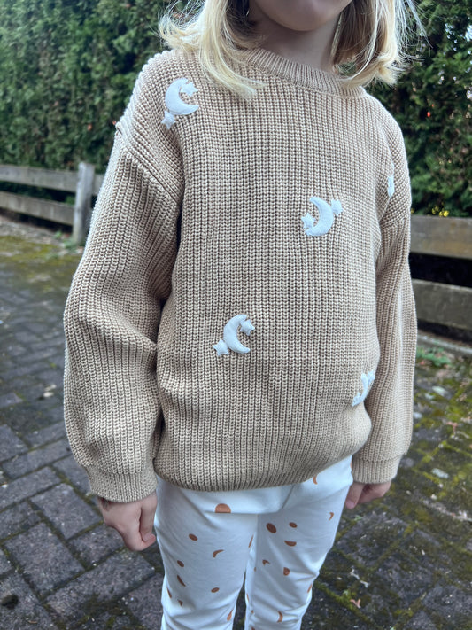 TO THE MOON AND BACK Strickpullover - Karamell