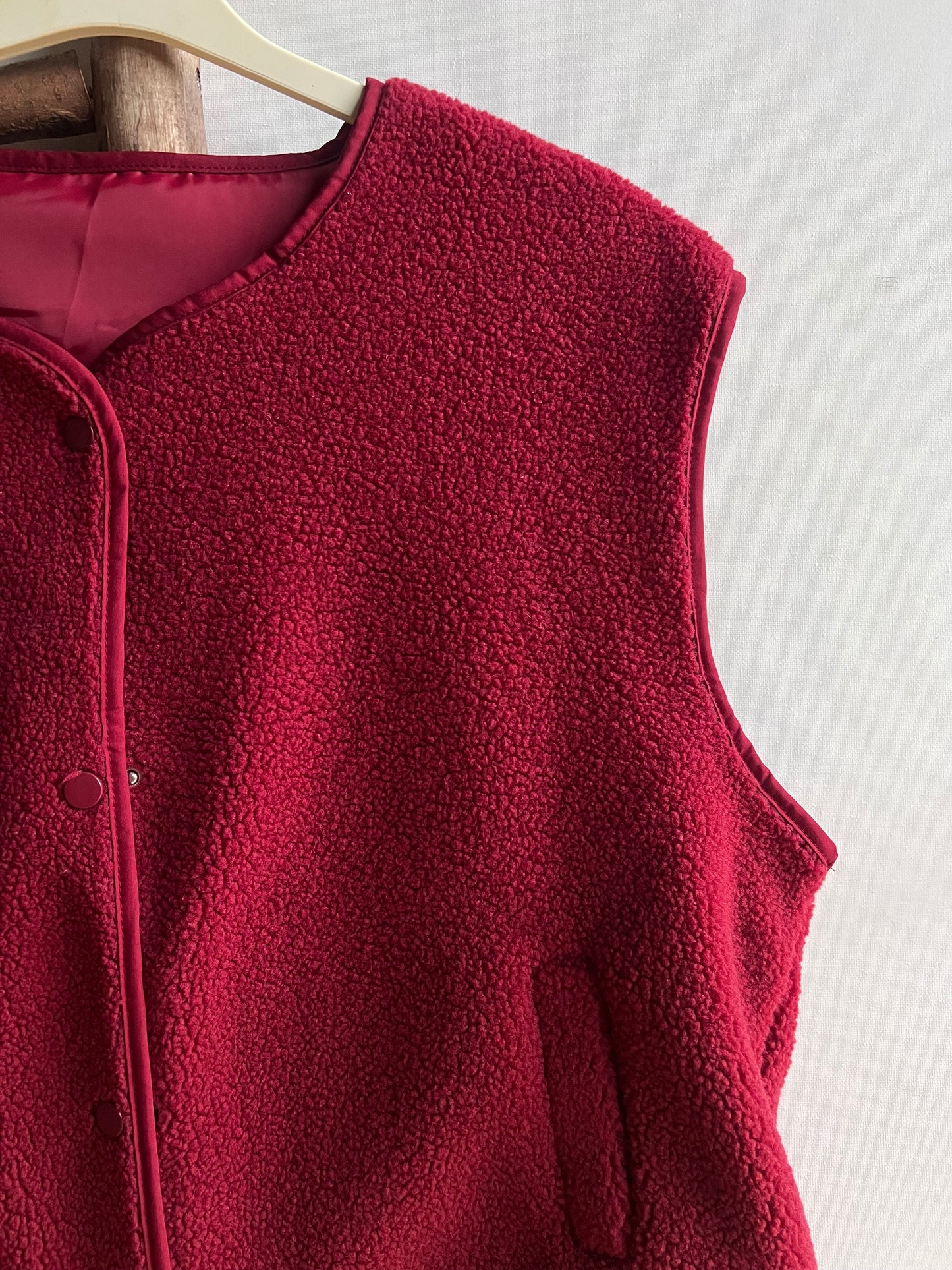 Weste Ladies bordeaux