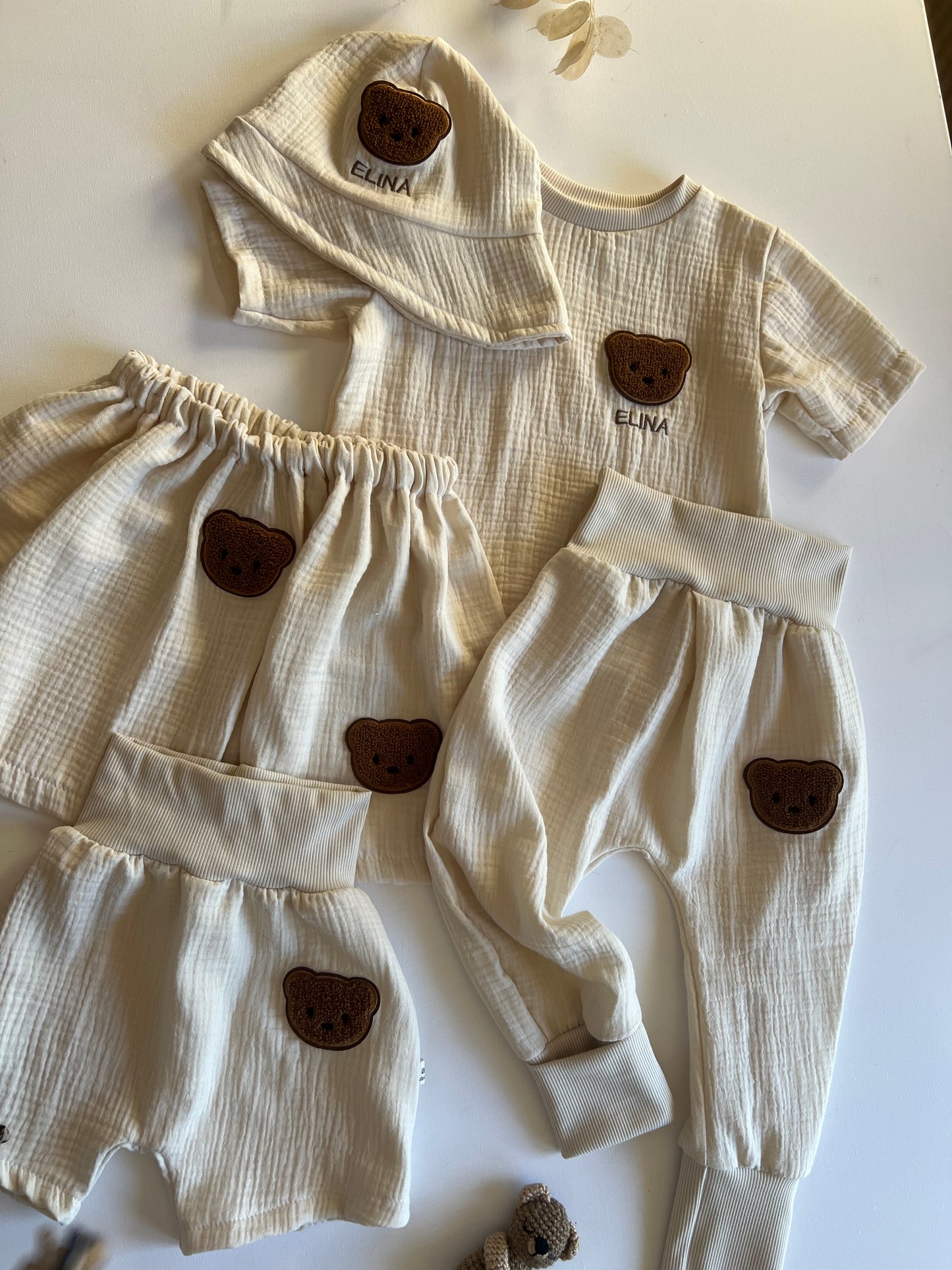 Bärchen Hose aus Musselin