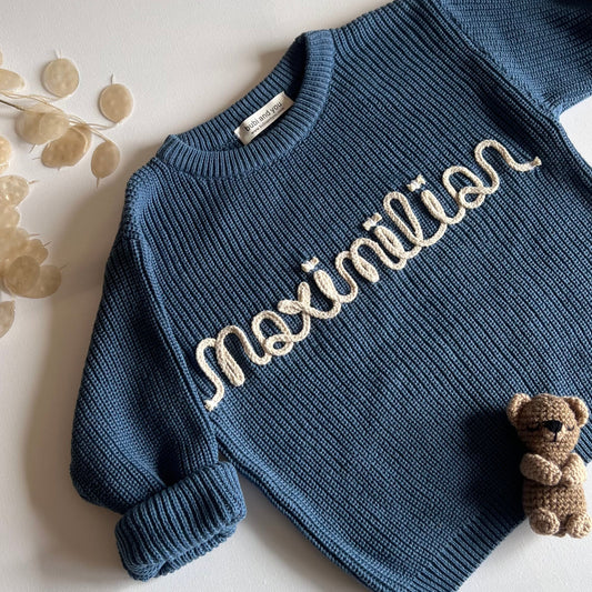 Strickpullover - IN FARBE Blaubeere