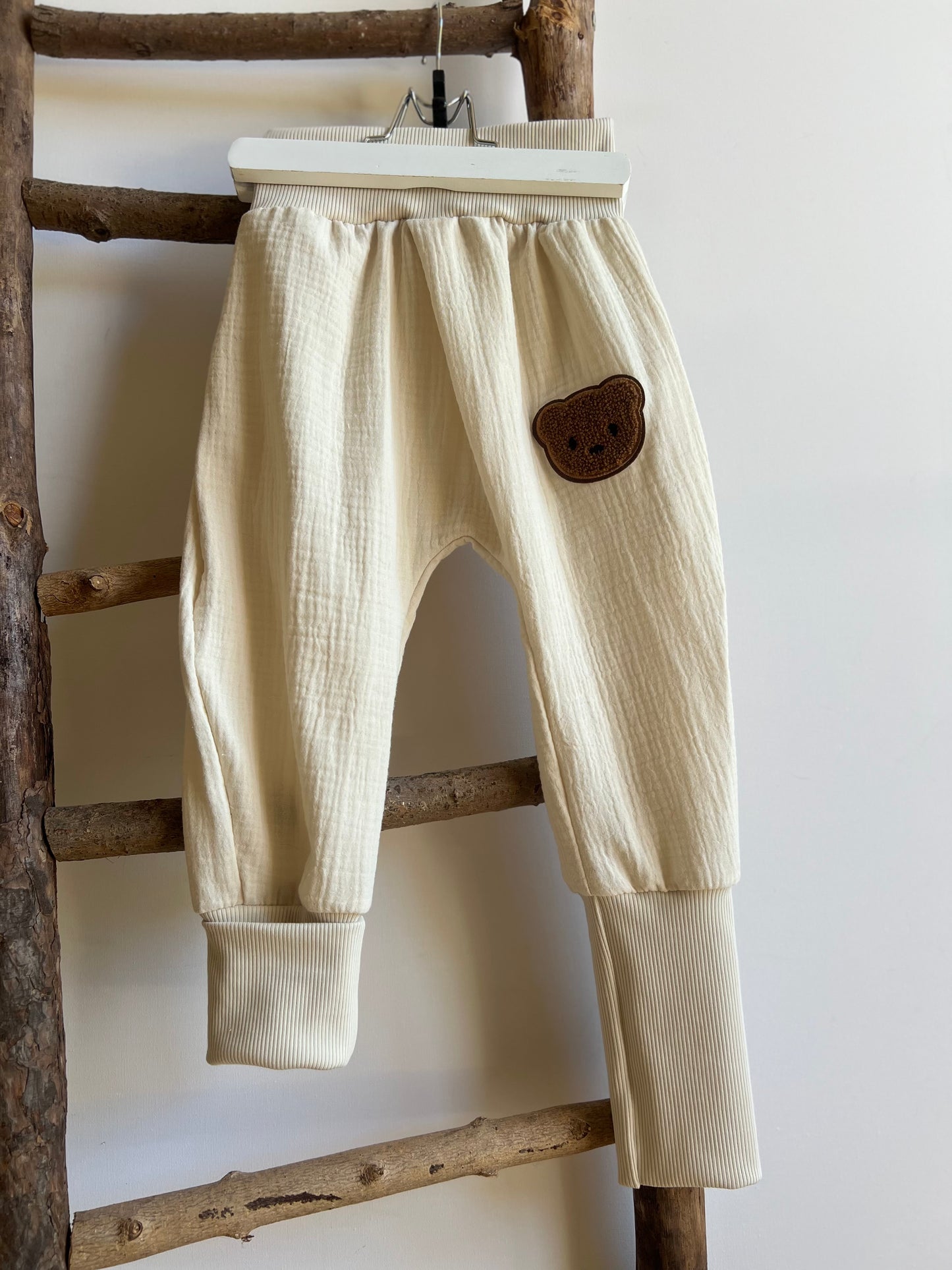 Bärchen Hose aus Musselin