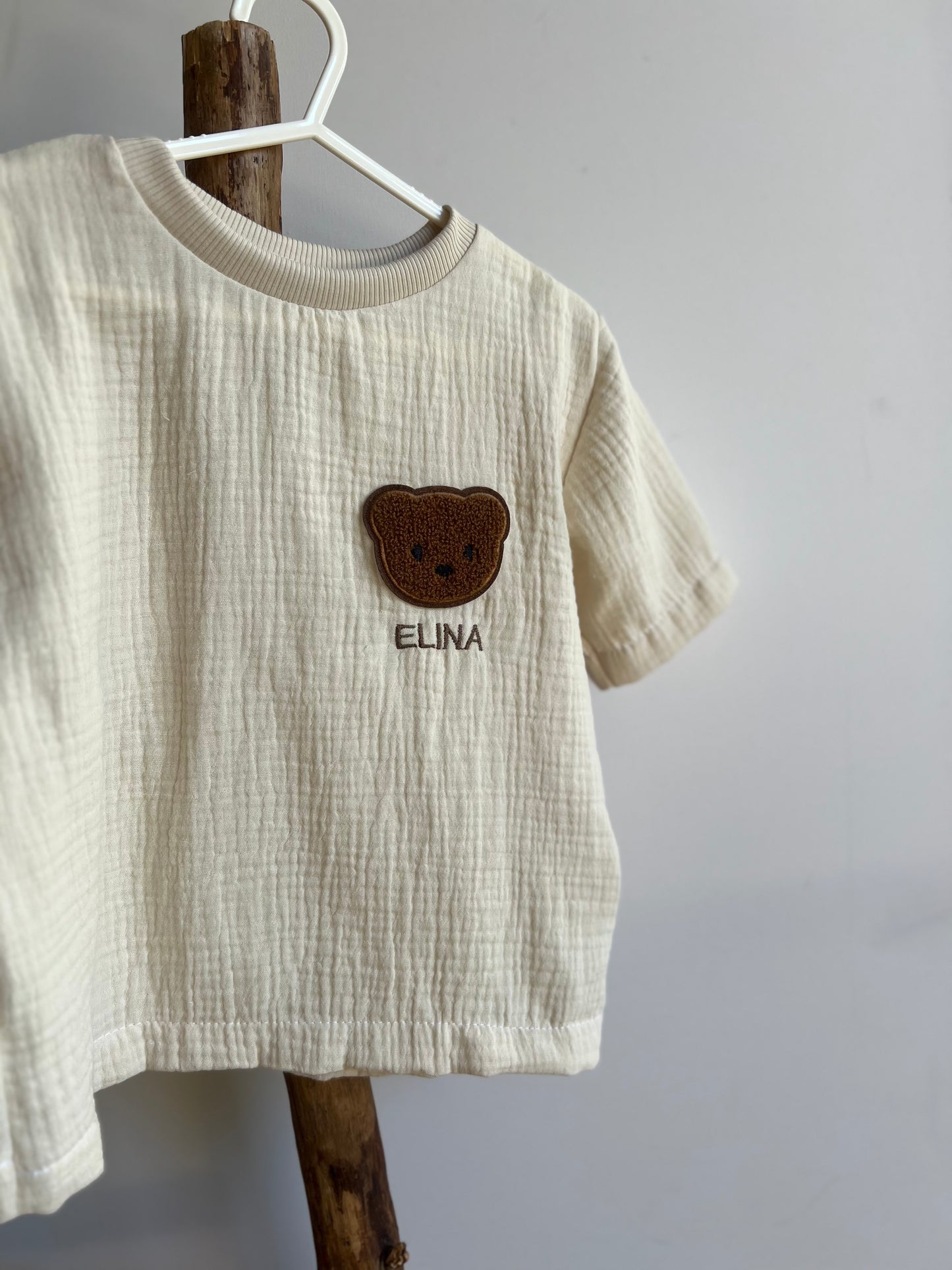 Bärchen T-Shirt aus Musselin