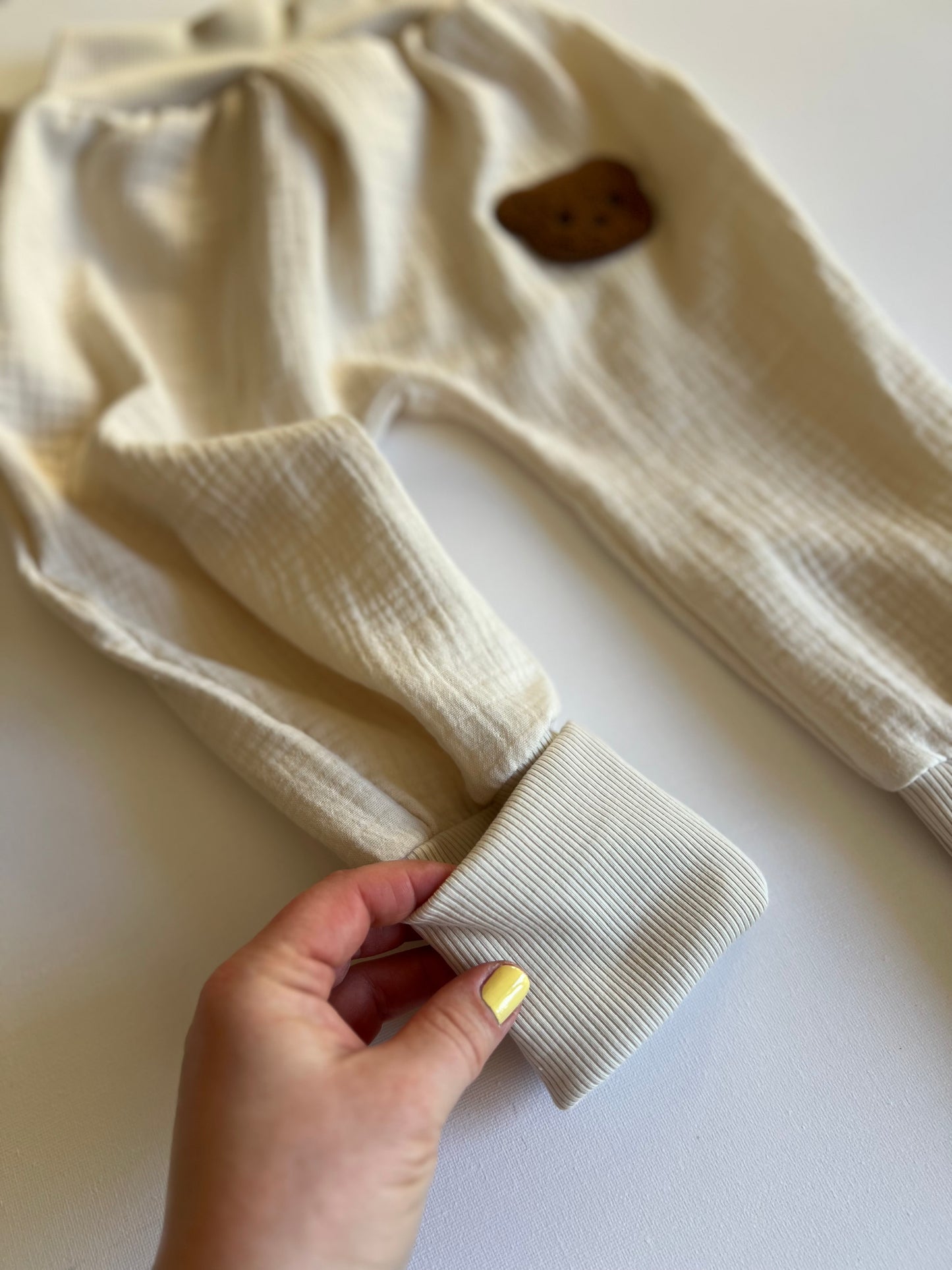 Bärchen Hose aus Musselin