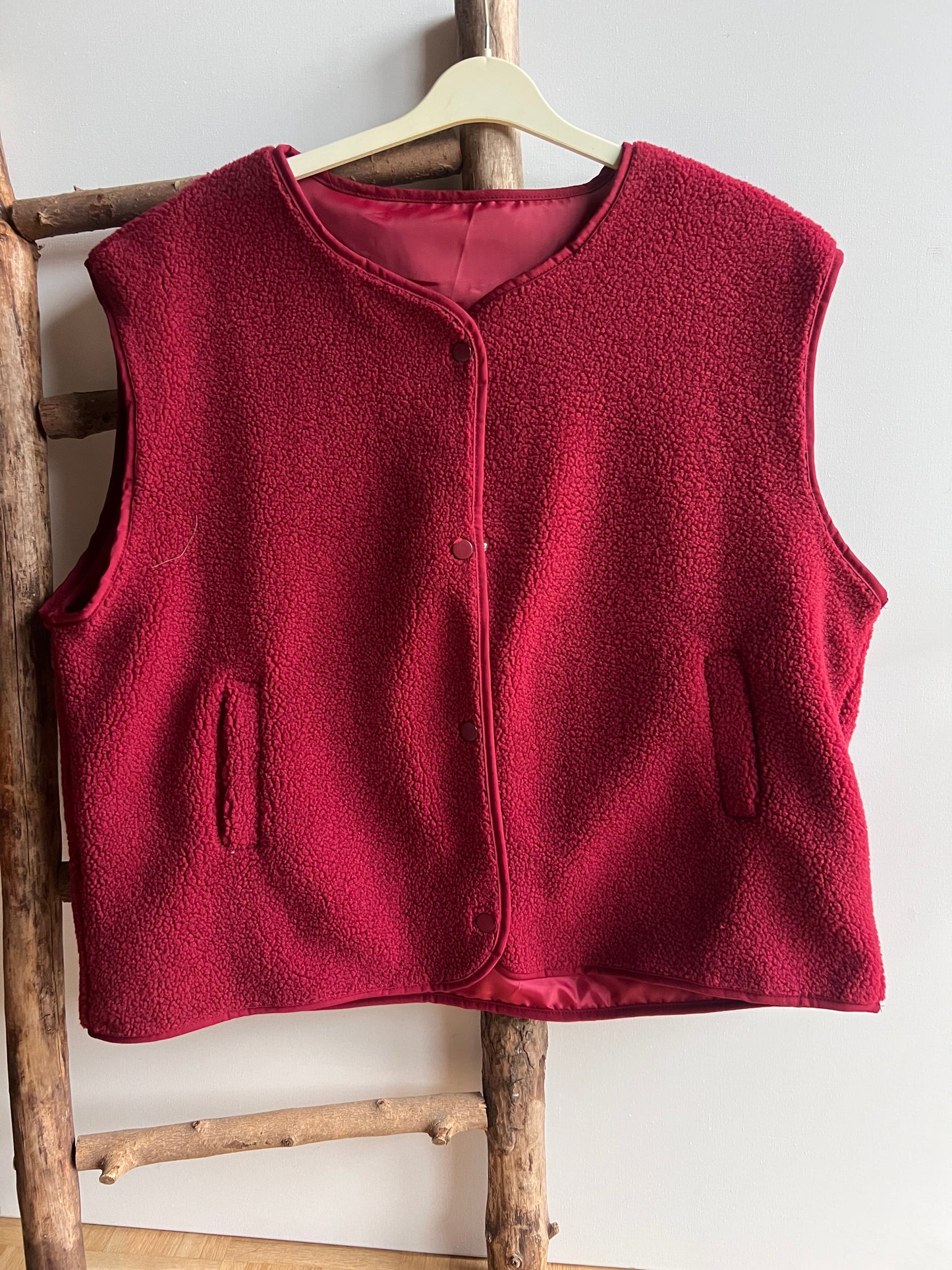 Weste Ladies bordeaux