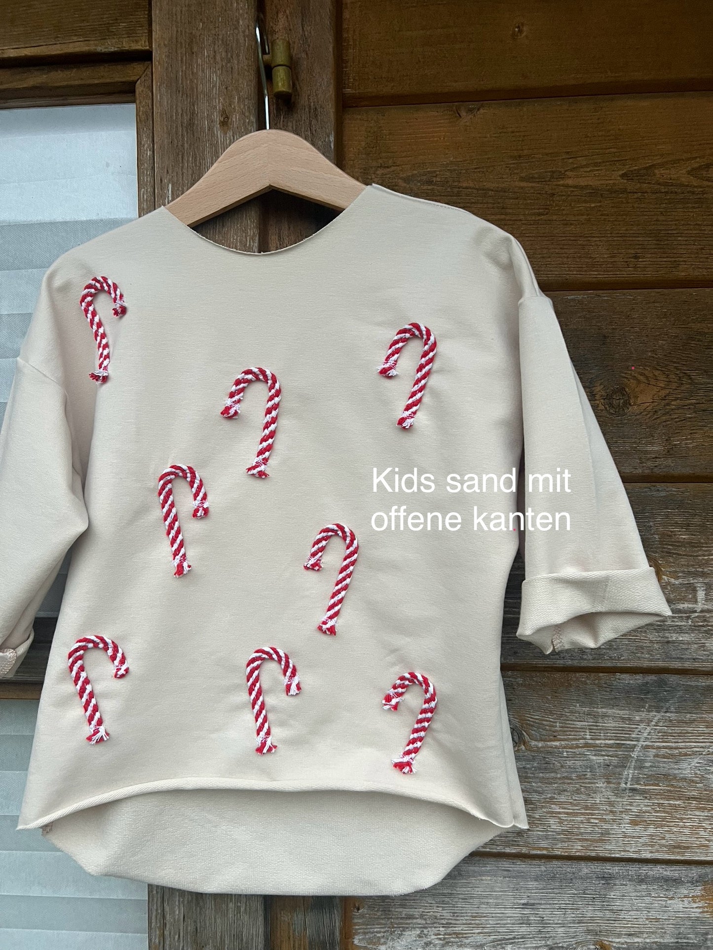 Weihnachts Kollektion - Sweater Zuckerstangen oder Tannenbaum