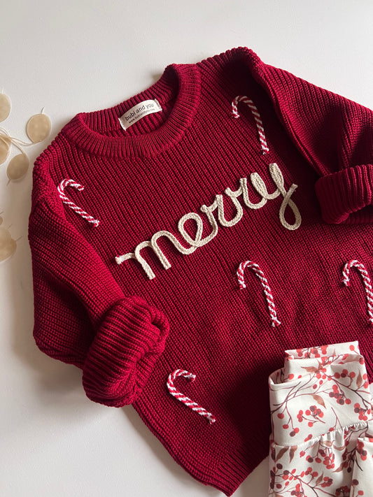 Weihnachts Kollektion - STRICKPULLOVER MERRY