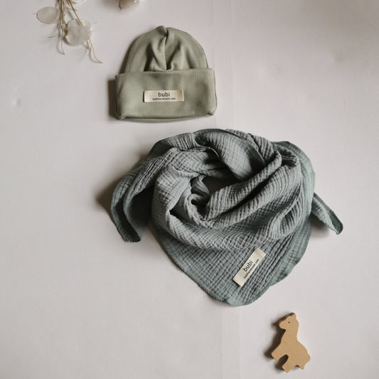 bubi BEANIE MIT SCHAL- mint