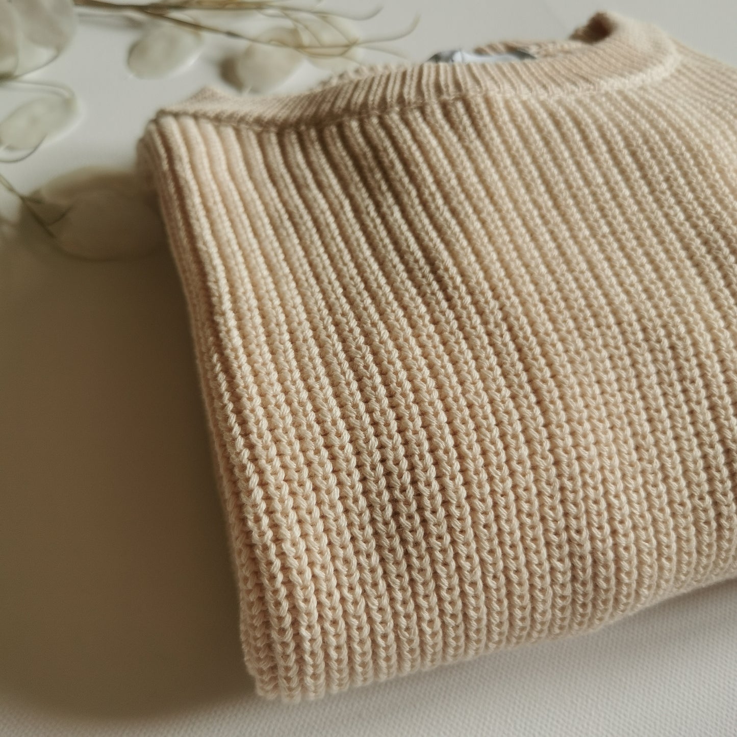 Strickpullover BUBI + MAMA - IN FARBE HAFER