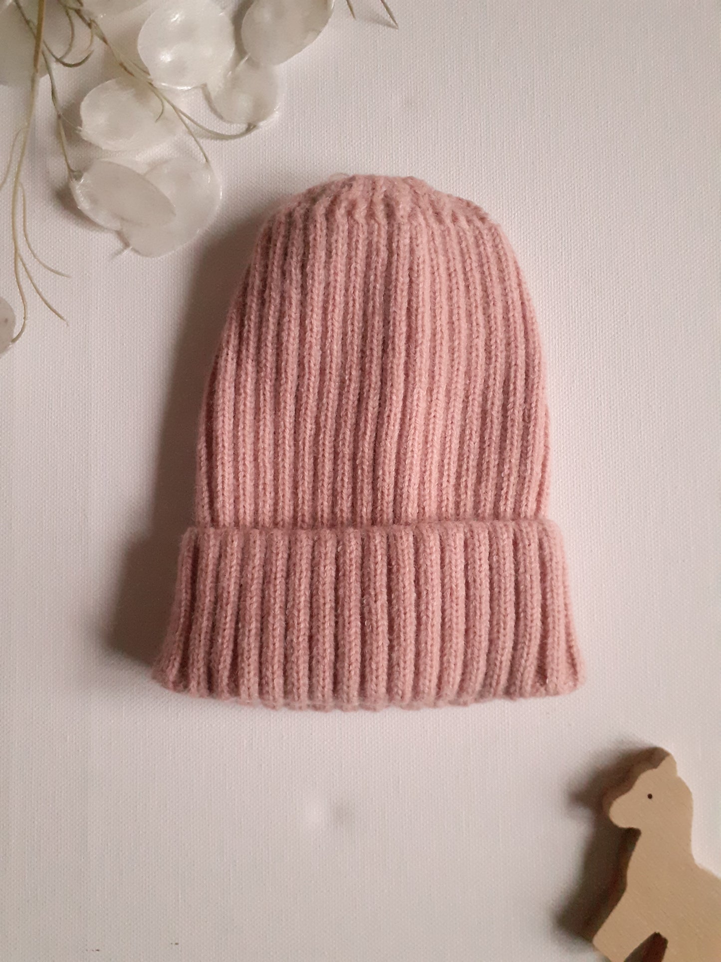 BEANIE KNIT ROSE KU34-45