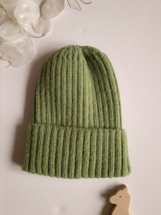 BEANIE KNIT GREEN KU34-45